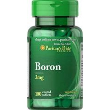 Puritan's pride Boron 3 mg