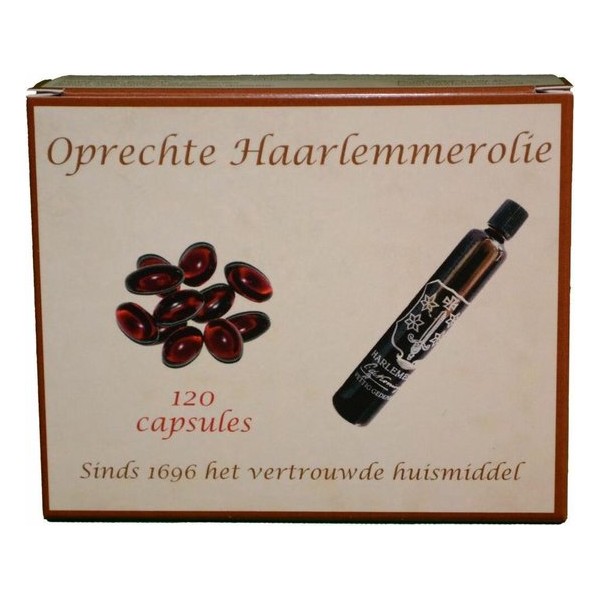 De Koning Tilly Haarlemmer Olie - 120 Capsules - Voedingssupplement