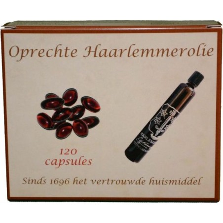 De Koning Tilly Haarlemmer Olie - 120 Capsules - Voedingssupplement