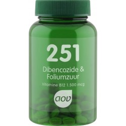 AOV 251 Dibencozide & Foliumzuur Voedingssupplementen - 60 zuigtabletten