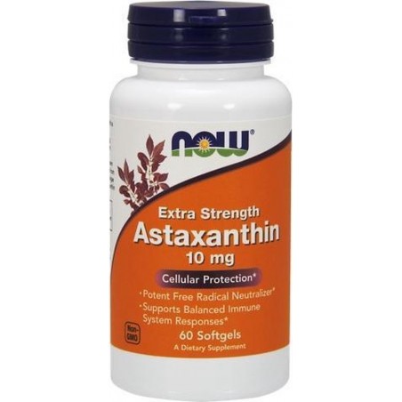 Astaxanthine 10mg Now Foods 60softgels