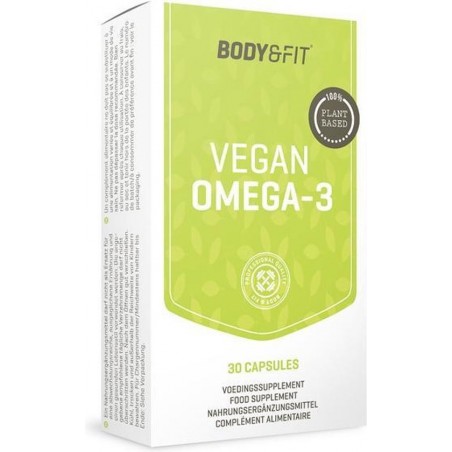 Body & Fit Vegan Omega-3 - Plantaardige omega-3 uit algenolie - 30 capsules