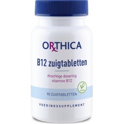 Orthica Vitamine B12 Voedingssupplement - 90 zuigtabletten