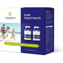 Vitakruid Multi Dag and Nacht Voedingssupplement - 90 Dag tabletten - 90 Nacht Tabletten