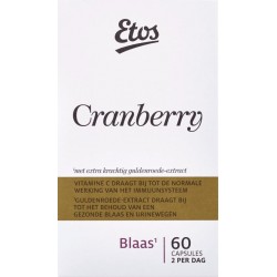 Etos Blaas Cranberry Voedingssupplement - 60 capsules
