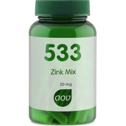 AOV 533 Zink Mix - 60 vegacaps - Mineralen - Voedingssupplementen