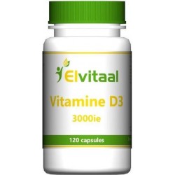 Vitamine D3 3000IE 75 mcg 120 capsules