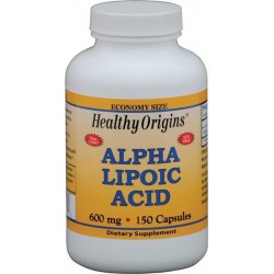 Alfa liponzuur 600 mg (150 Capsules) - Healthy Origins
