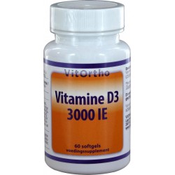 Vitortho vitamine D3 3000ie 60 st