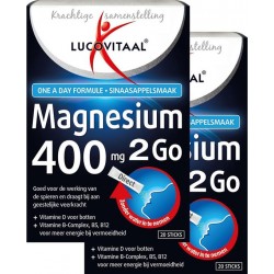 Lucovitaal Magnesium 400 2 Go (2 STUKS)