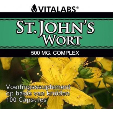 VitaTabs Sint Janskruid - 500 mg - 100 capsules - Voedingssupplementen