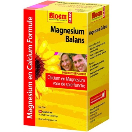 Bloem Magnesium Balans - 60 Tabletten