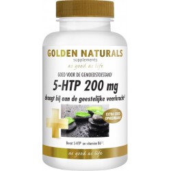 Golden Naturals 5-HTP 200 mg (60 veganistische capsules)
