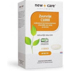 New Care Vitamine C1000 Zuurvrij - 60 Tabletten - Vitaminen