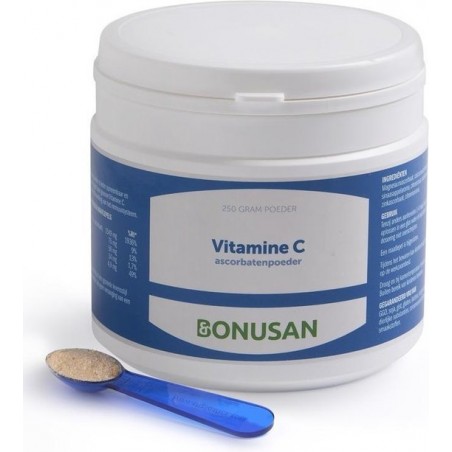 Bonusan Vitamine C Ascorbaten - 250 gr - Poeder - Vitaminen