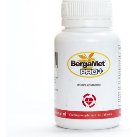 BergaMet Pro Cholesterol Control ★ Cardiometabolic Health ★ 60 Bergamot tabletten ★ 1350mg ★ BergaMet Pro+ ★ Supplement
