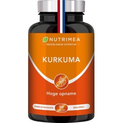 KURKUMA - Zwarte peper – Ontstekingsremmer – Antioxidant - NUTRIMEA - 90 caps