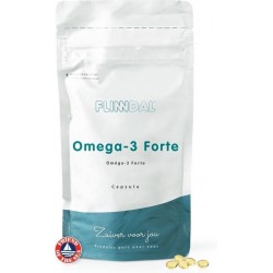 Flinndal Omega-3 Forte 30 capsules - Hoog geconcentreerd visoliesupplement - Bezorgd via de brievenbus - 8720211900945