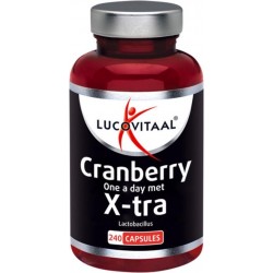 Lucovitaal Cranberry+ Extra Forte Voedingssupplement - 240 capsules