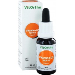 Vitamine D3 1000 IE druppels - Vitortho