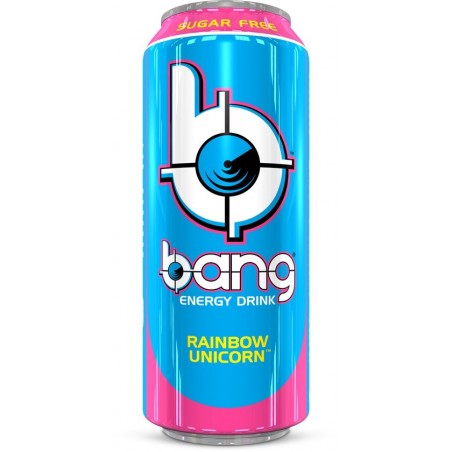 Bang Energy Drink - BCAA Aminozuren zonder zuiker - Rainbow Unicorn 12 x 500ml