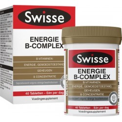 Swisse Energie B Complex Multivitaminen Voedingssupplement - 40 Tabletten
