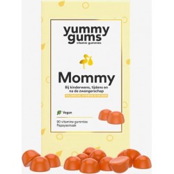 yummygums-Zwangerschapsvitaminen-Foliumzuur-100%Vegan-15 vitamines en mineralen-Mama-Zwanger worden