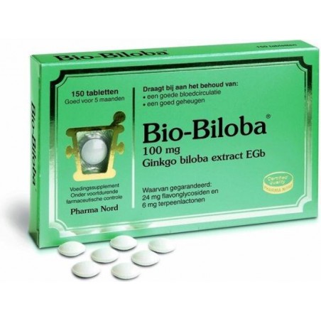 Pharma Nord- Bio Biloba - 150 tabletten -  Voedingssupplement