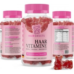 HairSweets Haar Vitamines Hair Vitamins - 180 gummies voor 6 Maanden