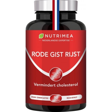 Rode Gist Rijst – Co-enzym Q10 – NUTRIMEA - Cholesterol - 90 capsules