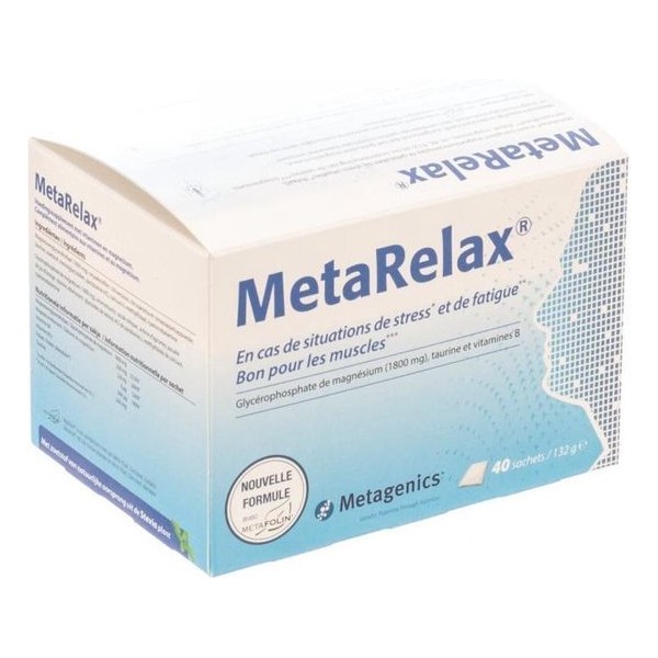 Metagenics Metarelax Zakjes - 40 stuks - Voedingssupplement