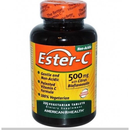 Ester-C 500 mg met Citrus-bioflavonoïden (225 Veggie Tabs) - American Health