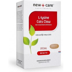 New care l-lysine+cats claw 120 st