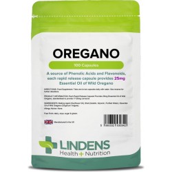 Lindens - Oregano Oil 25mg - 100 capsules