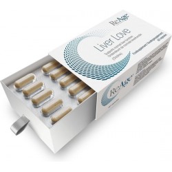 ReAge Liver Love - Detox Lever - Lever reiniging - Ondersteuning lever bij medicijn- of alcohol gebruik. (60 capsules) - ReAge