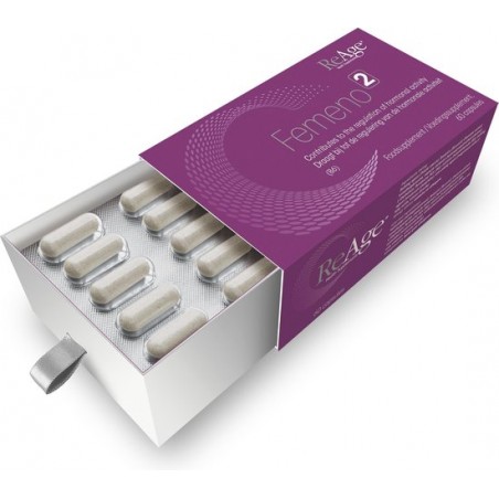 Oestrogeen Supplement Femeno 2 - Menopauze ondersteuning - 60 capsules - ReAge