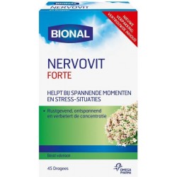 Bional Nervovit Forte - Ontspannen en concentratie verbeteren - Met valeriaan - 45 st