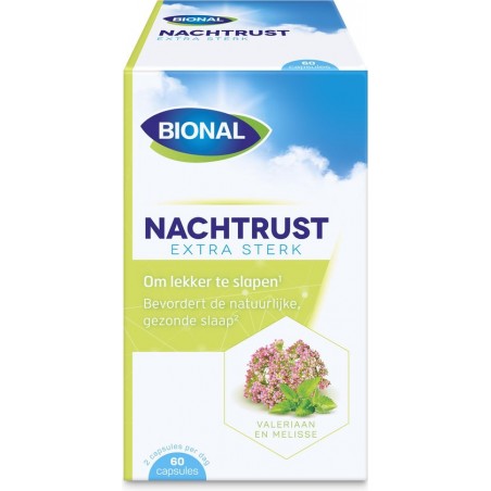 Bional Nachtrust Melatonine - met valeriaan - 60 capsules - Voedingssupplement