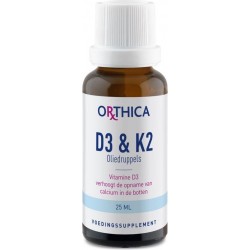 D3 & K2 Oliedruppels - 25 ml