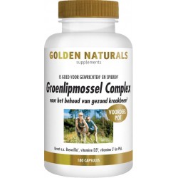 Golden Naturals Groenlipmossel Complex (180 capsules)
