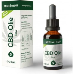 MediHemp CBD Olie raw - 5% - 30ml