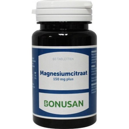 Bonusan Magnesiumcitraat 150 mg plus 60tab
