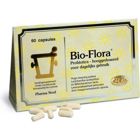 Bio-Flora Capsules - 60 Capsules - Voedingssupplementen - Probiotica