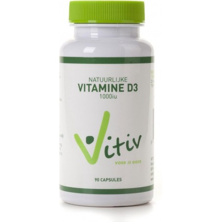 VITIV  Vitamine D3 3000 IU 360 capsules   Beste keuze