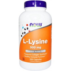 Now Foods, L-Lysine, 500 mg, 250 capsules