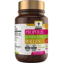 Bee&you Royal Jelly Bee Pollen Propolis kauwtabletten | 500 mg | 60 tabletten | Propolis capsules