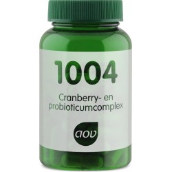 AOV 1004 Cranberry- en probioticumcomplex - 60 vegacaps - Voedingssupplementen