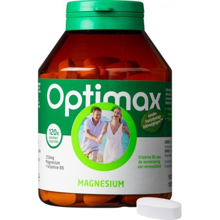 Optimax Magnesium Voedingssupplement - 120 Tabletten