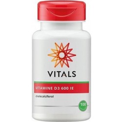 Vitals - Vitamine D3 600 i.e. - 100 capsules - Voedingssupplement