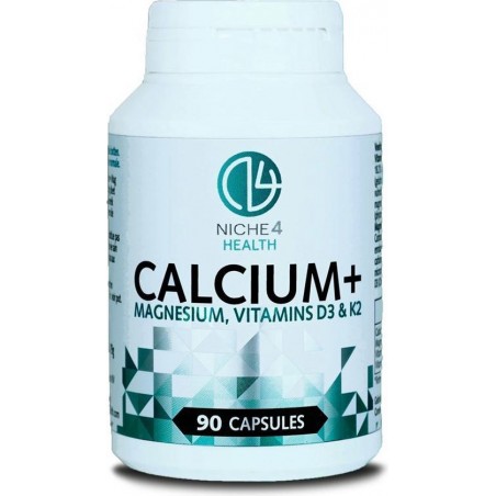 CALCIUM+ Magnesium, Vitamine D3 & K2 - 90 Capsules